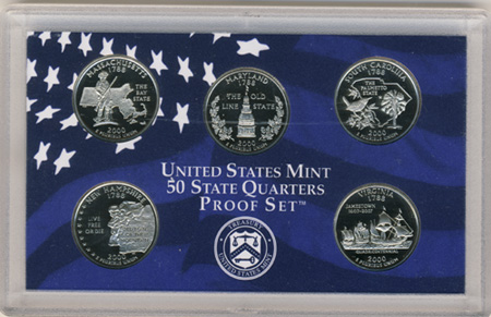 2000 50 State Quarters Proof Set